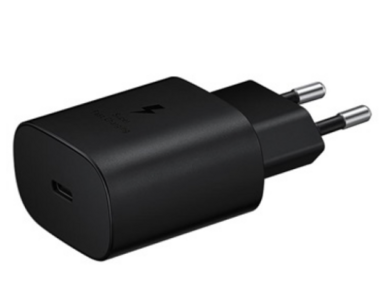 Samsung 25 watt USB C oplader zwart