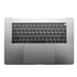 Gebruikte topcase space gray incl. toetsenbord UK/NL + touch bar - A1707_